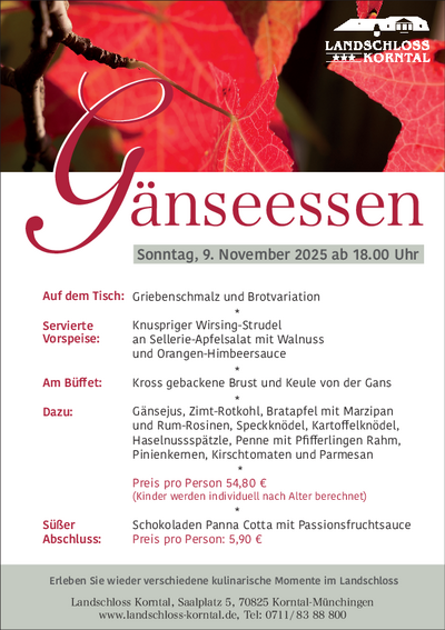 Gans am Martinstag